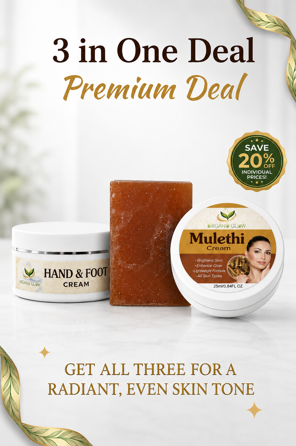 Mulethi Complete Skin Care Value Combo (3-in-1)